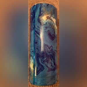 20oz. Blue Jade Marble Tumbler